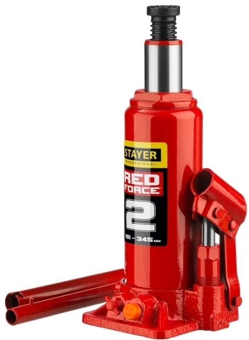STAYER домкрат бутылочный Red Force 43160-2-K z01 2 т купить,0
