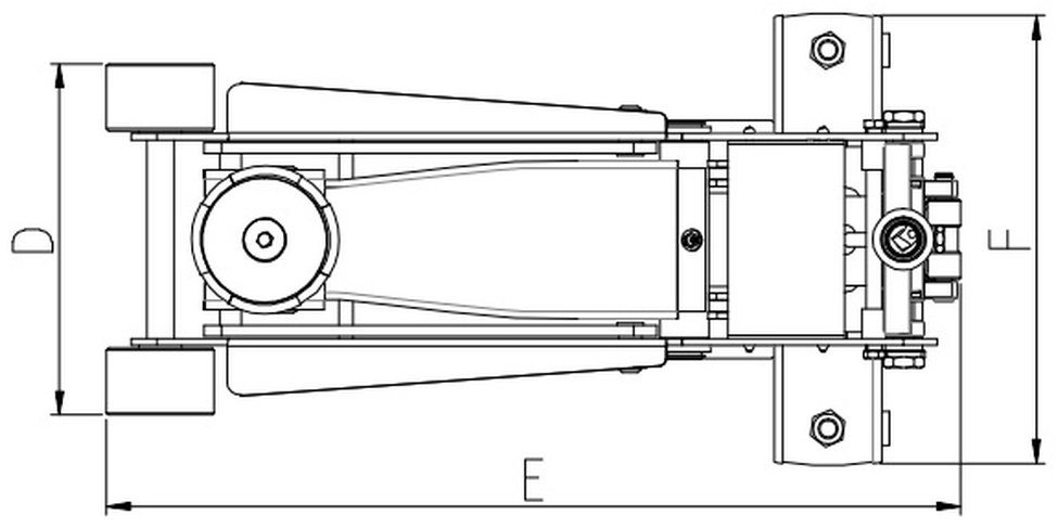 AutoMeister домкрат подкатной T0801C03 3 т купить,NaN