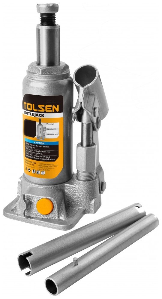 TOLSEN домкрат бутылочный 65431 10 т