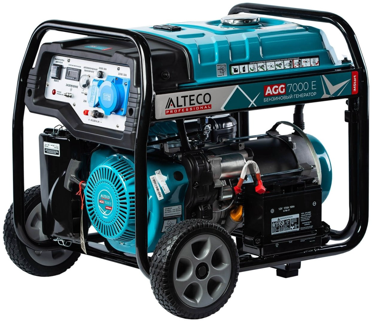 Электростанция бензиновая ALTECO 5 кВт 1 (220 В), AGG 7000 Е MSTART 17240 купить,NaN