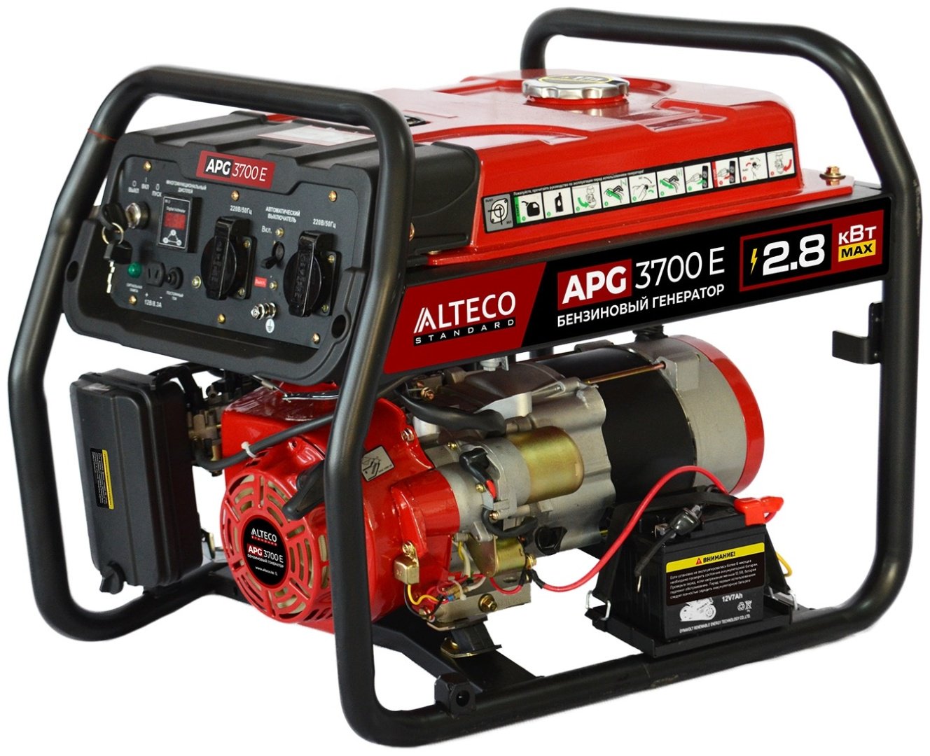 Электростанция бензиновая ALTECO 2.5 кВт 1 (220 В), APG 3700 E 20421