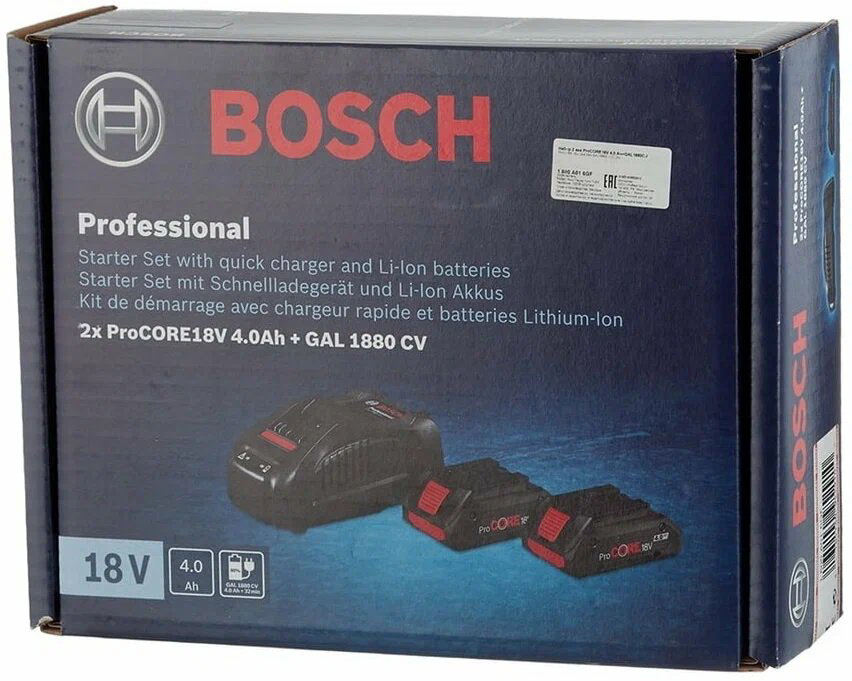 Аккумулятор Bosch 1600A016GF 18 В купить,164340