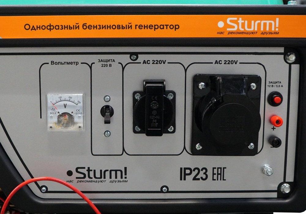 Электростанция бензиновая Sturm 5.5 кВт 1 (220 В), PG8765NE - ForteMarket Электростанция бензиновая Sturm 5.5 кВт 1 (220 В), PG8765NE купить,0
