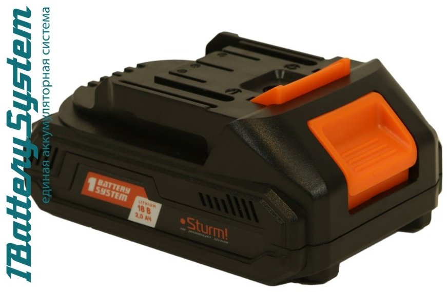 Аккумулятор Sturm S SBP1802 Li-Ion 2 Ач Ah 1 шт