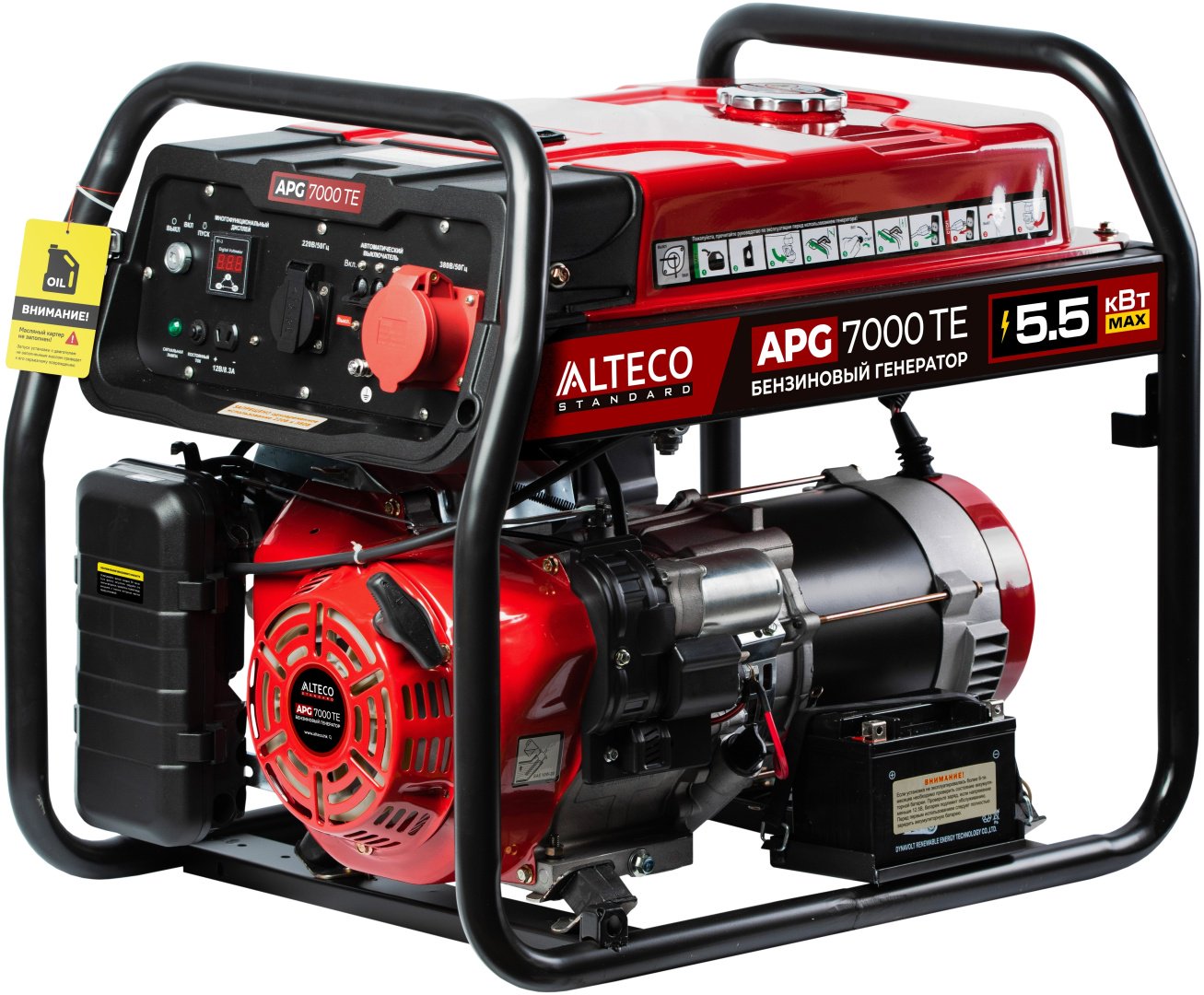 Электростанция бензиновая ALTECO 5 кВт 3 (380/220 В), APG 7000 TE 19707