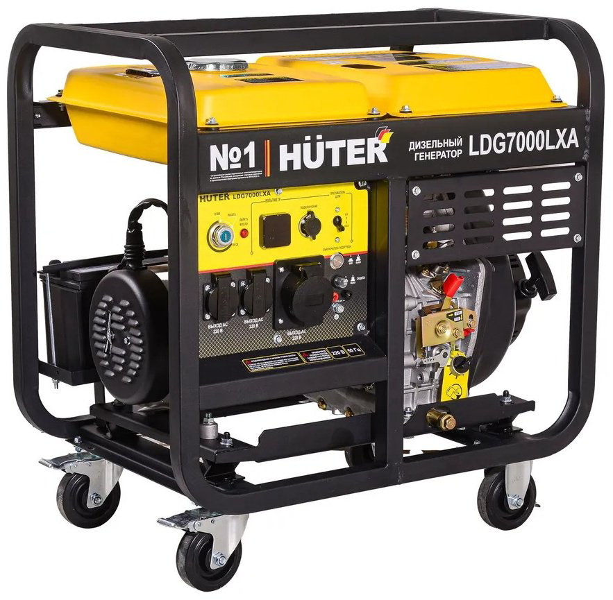 Электростанция дизельная Huter 5.5 кВт 1 (220 В), LDG 7000LXA купить,NaN