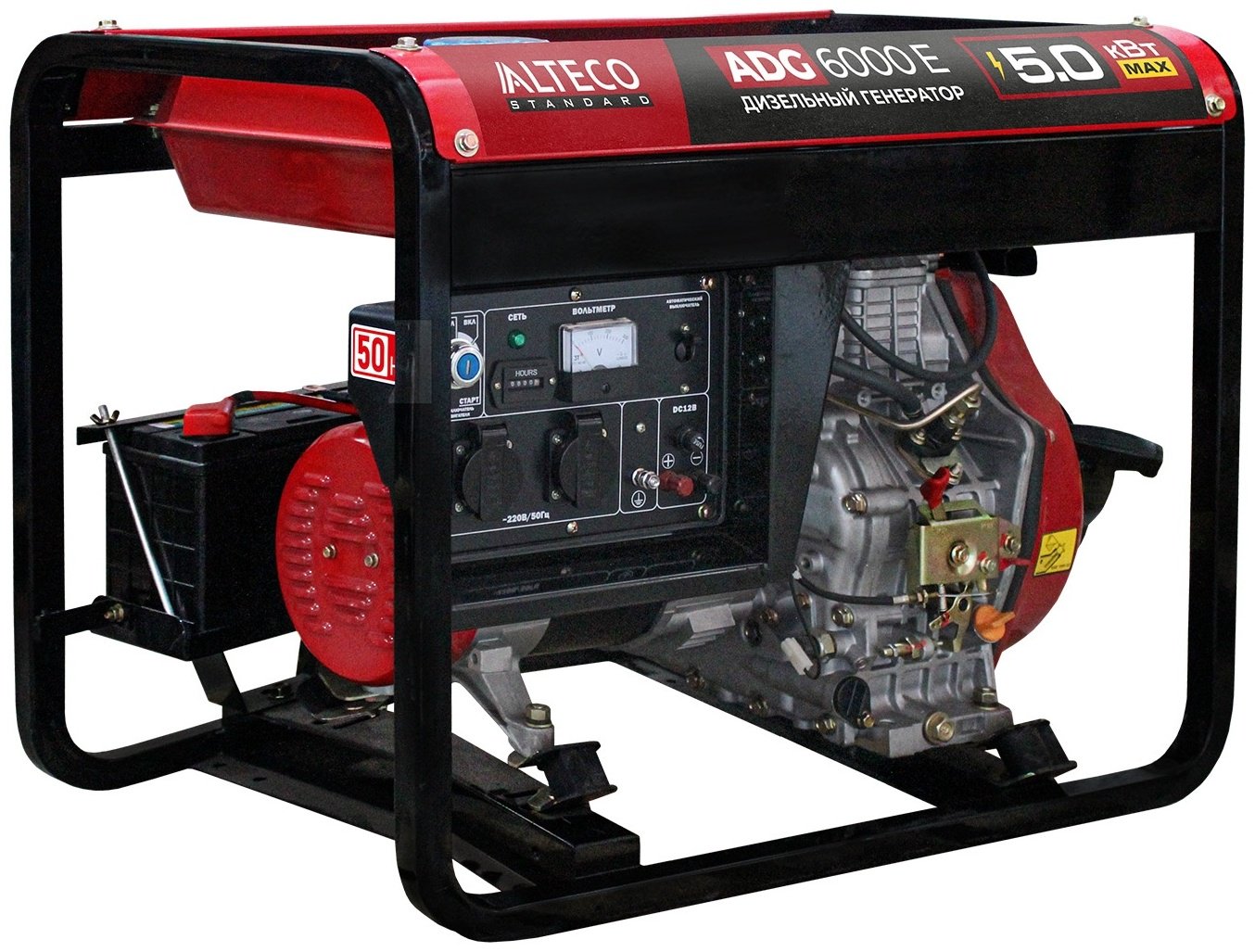 Электростанция дизельная ALTECO 4.5 кВт 1 (220 В), ADG 6000Е (L)