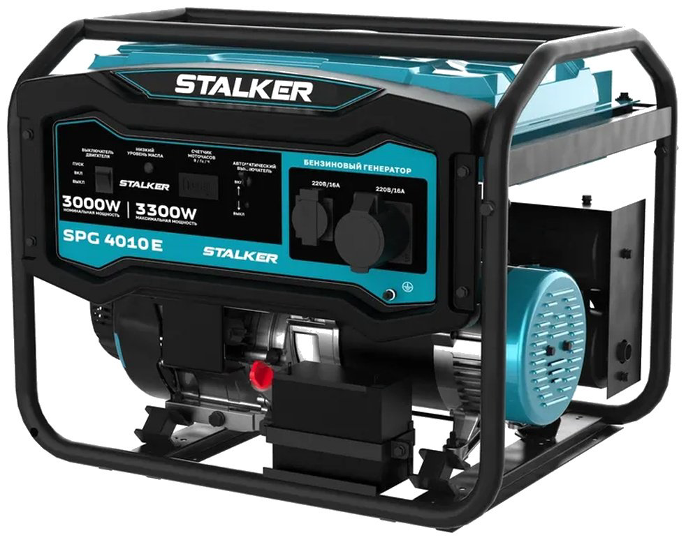 Электростанция бензиновая Stalker 3 кВт 1 (220 В), SPG 4010 E 79751 купить,NaN