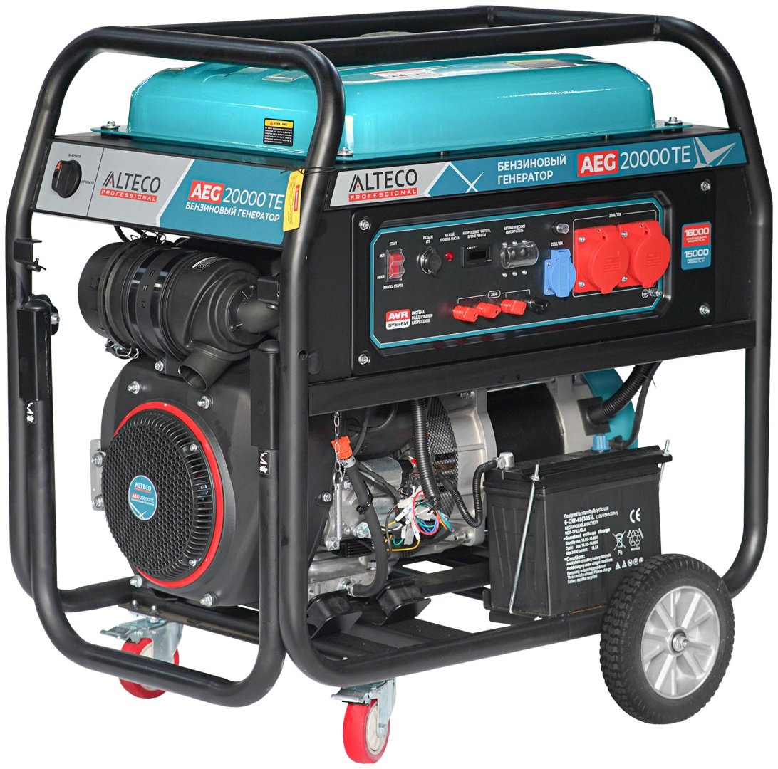 Электростанция бензиновая ALTECO 15 кВт 3 (400/230 В), AEG 20000 TE 69932