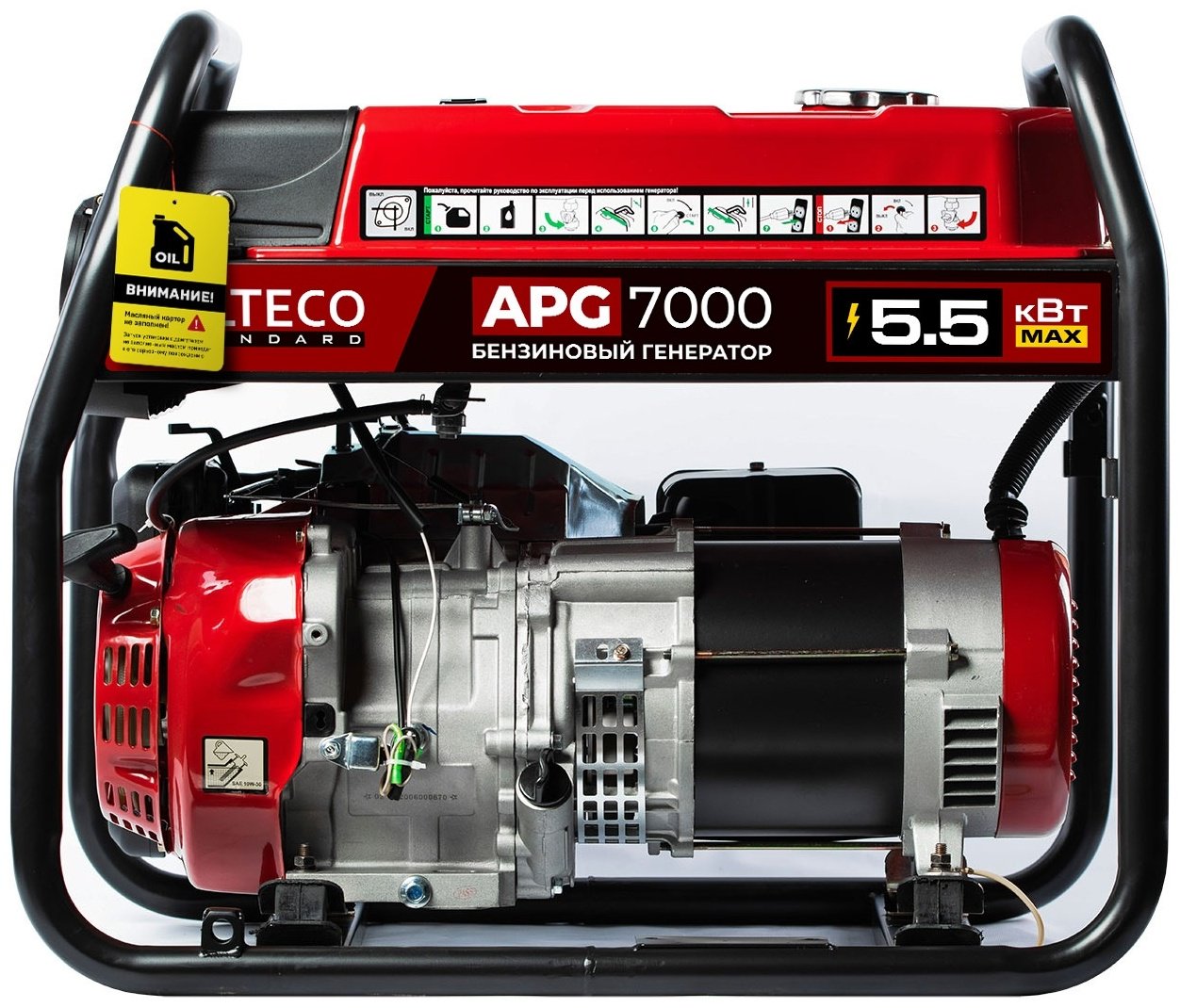 Электростанция бензиновая ALTECO 5 кВт 1 (220 В), APG 7000 купить,0