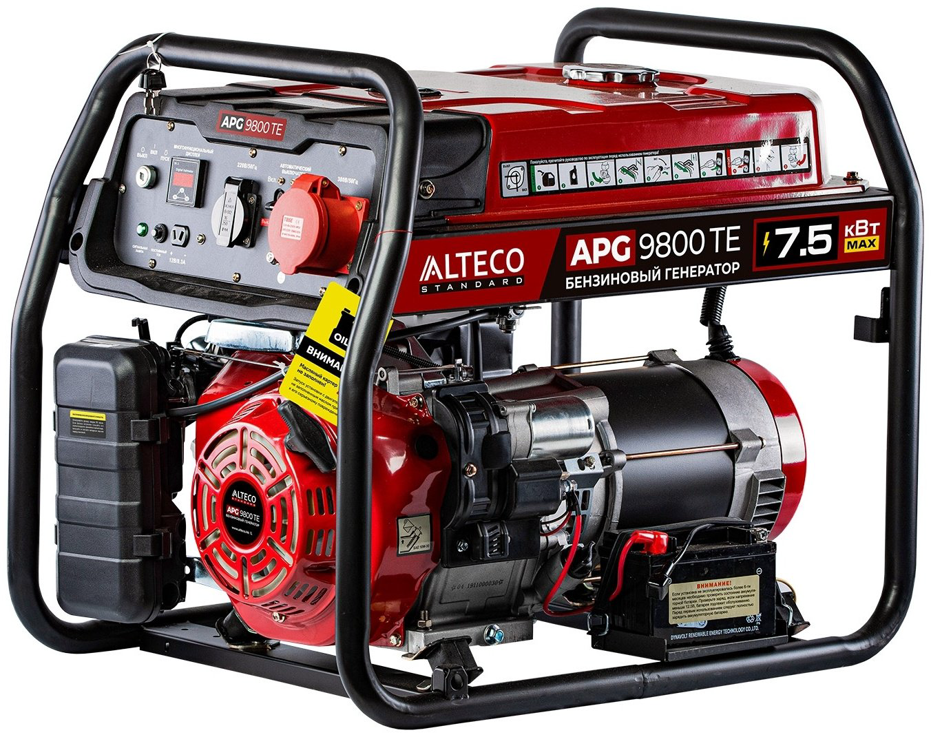 Электростанция бензиновая ALTECO 7 кВт 3 (380/220 В), APG 9800 TE 21531 купить,NaN