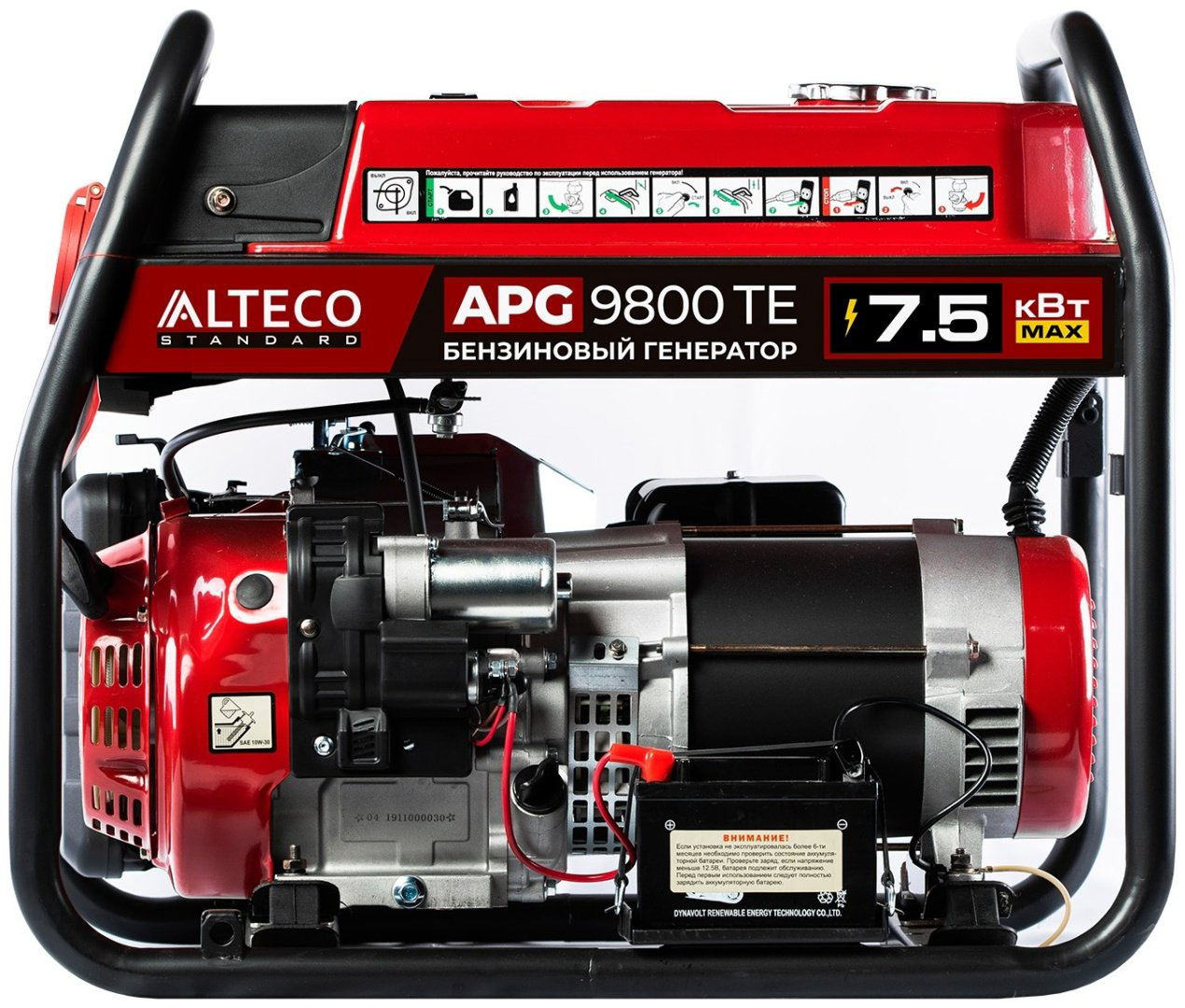 Электростанция бензиновая ALTECO 7 кВт 3 (380/220 В), APG 9800 TE 21531 купить,NaN