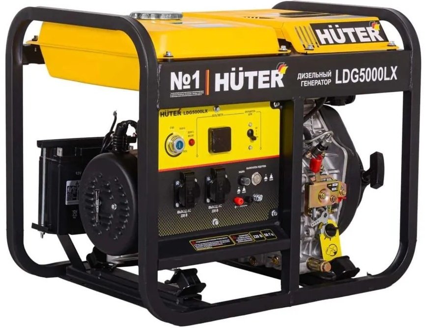 Электростанция дизельная Huter 3.3 кВт 1 (220 В), LDG 5000LX купить,0