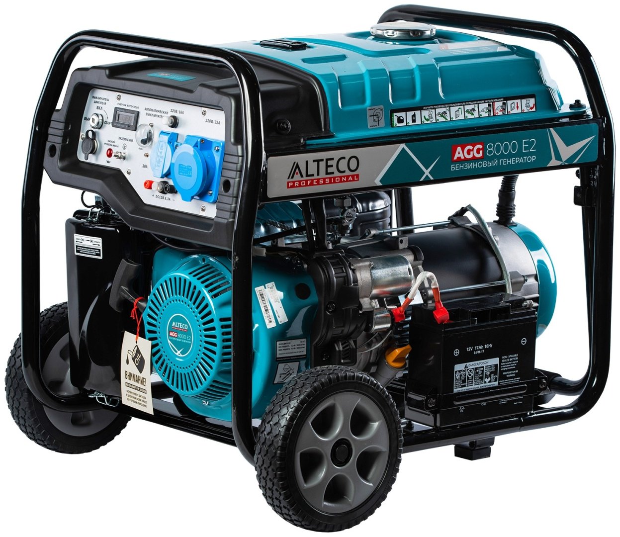 Электростанция бензиновая ALTECO 6.5 кВт 1 (220 В), AGG 8000 Е2