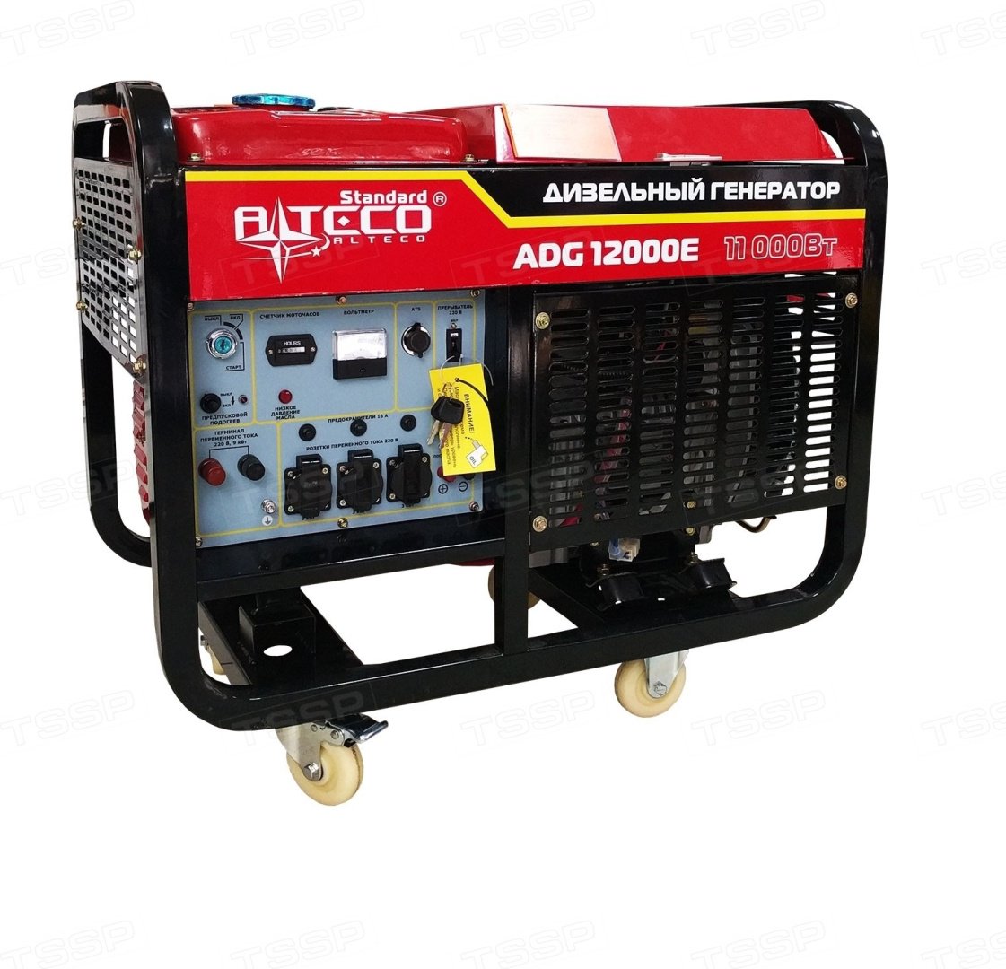 Электростанция дизельная ALTECO 10 кВт 1 (220 В), Standard ADG 12000E (L)