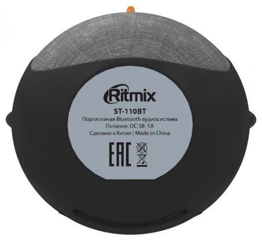 Портативная колонка Ritmix ST-110BT Owl черная купить,NaN