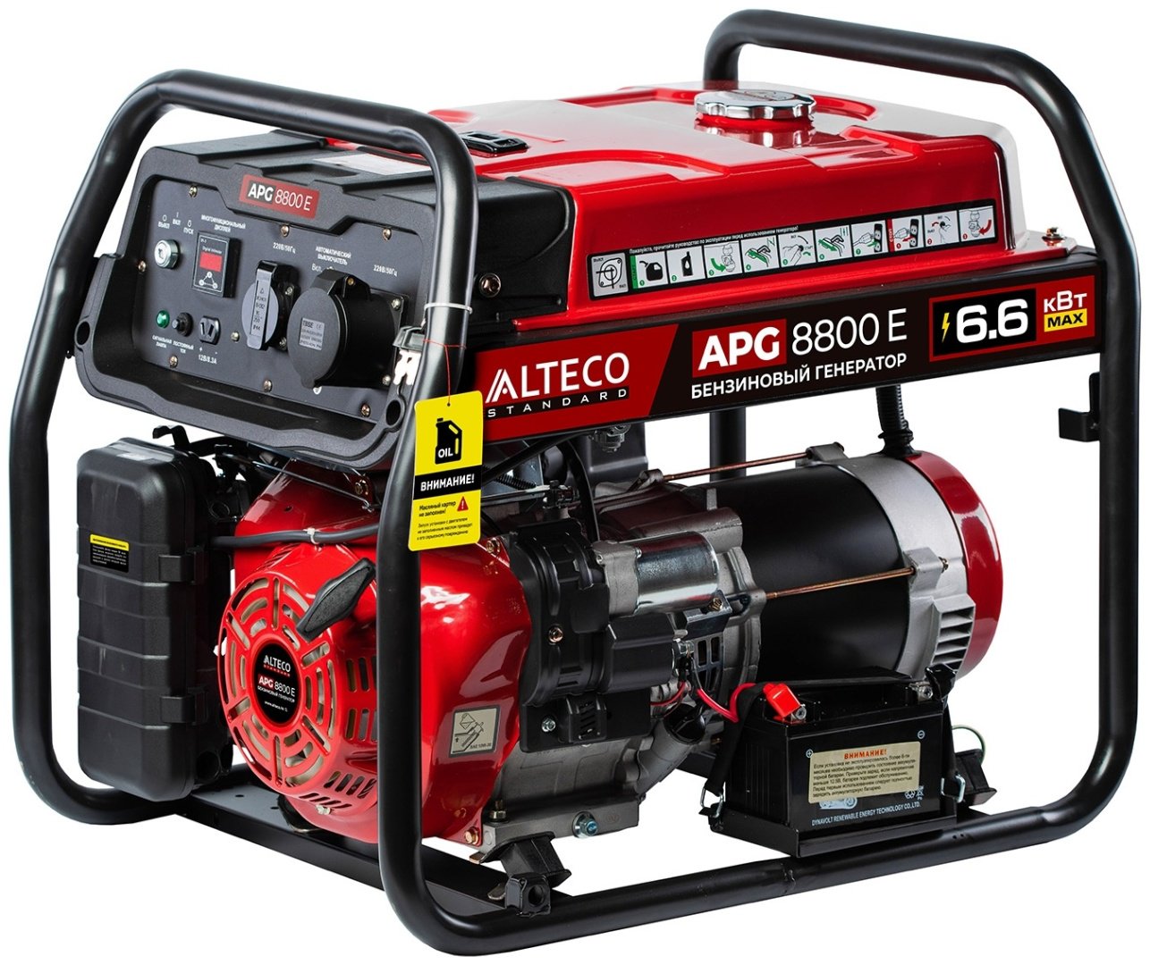 Электростанция бензиновая ALTECO 6 кВт 1 (220 В), APG 8800 E 20426