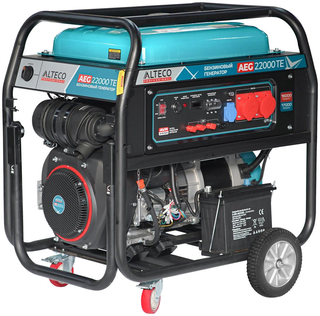 Электростанция бензиновая ALTECO 17 кВт 3 (400/230 В), AEG 22000 TE 69933