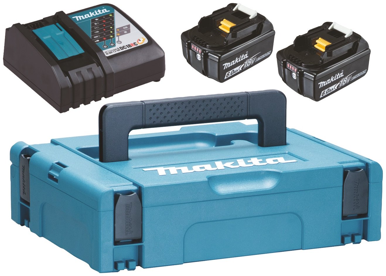 Аккумулятор Makita 198116-4 Li-Ion 6 Ач Ah 2 шт