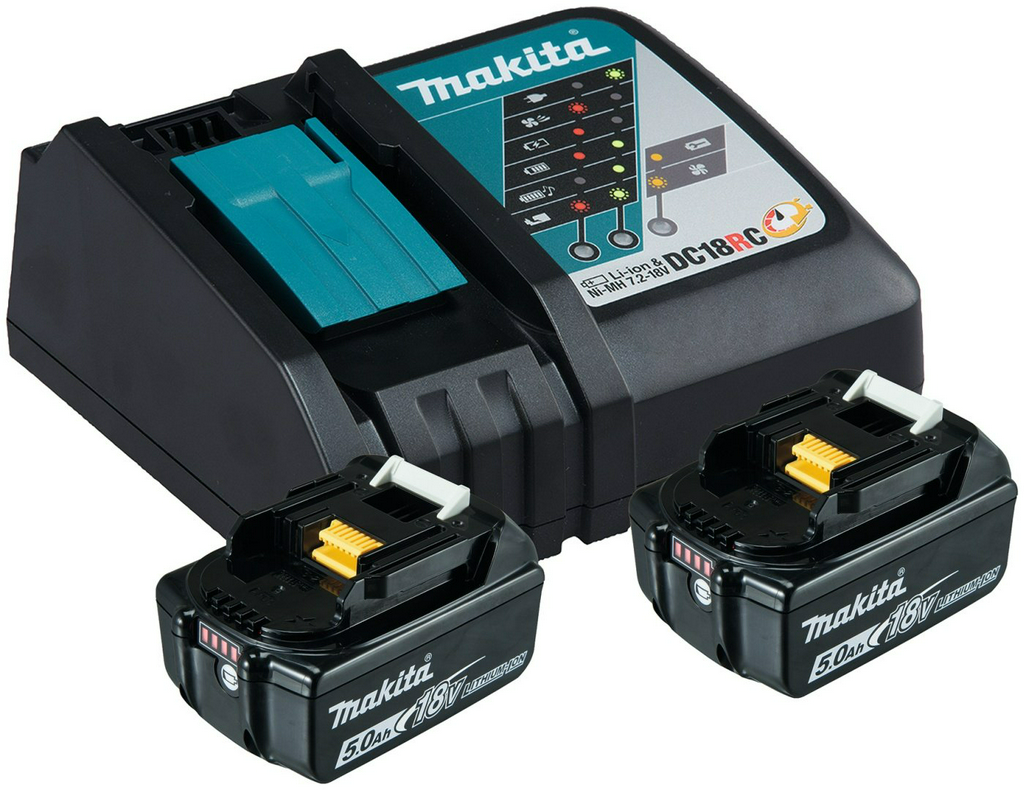 Аккумулятор Makita 197570-9 Li-Ion 5 Ач Ah 2 шт