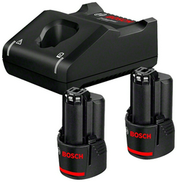 Аккумулятор Bosch GBA 12 В 2.0 A*ч + GAL 12V-40 Li-Ion 2 Ач Ah 2 шт