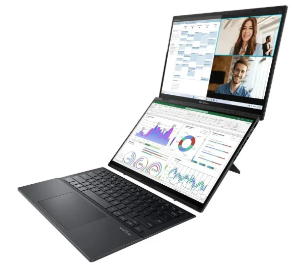 Ноутбук Asus Zenbook Duo UX8406CA-QL221W 90NB14X1-M00C70 14" Inkwell Gray купить,0