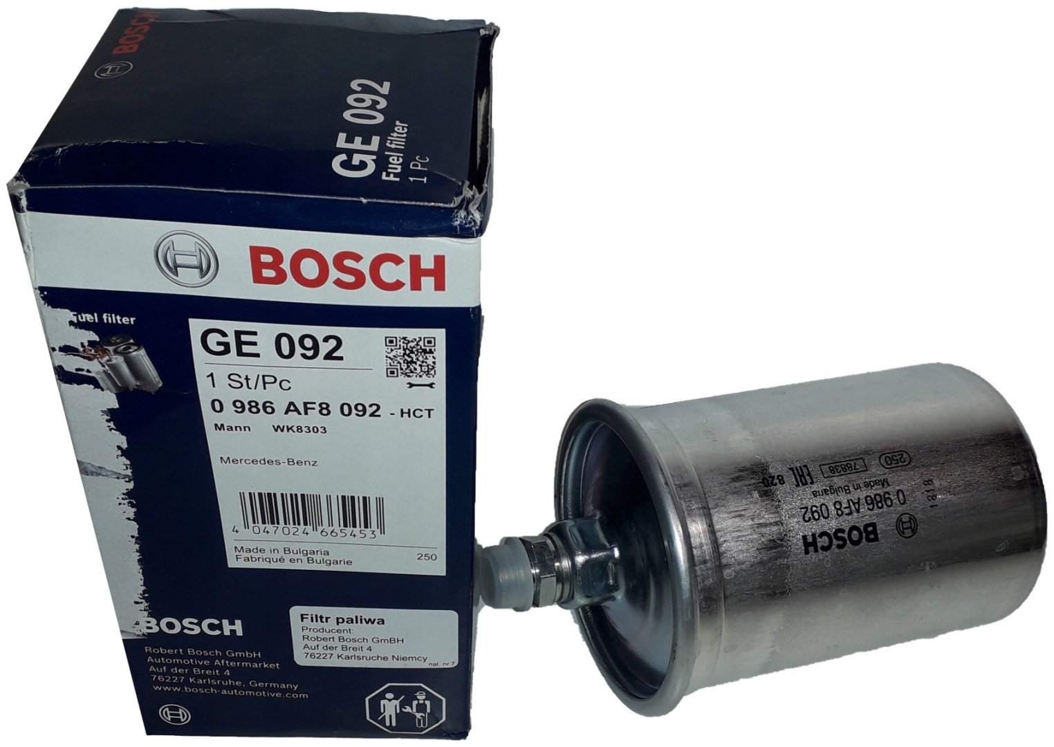 Bosch топливный фильтр 0 986 AF8 092 купить,NaN