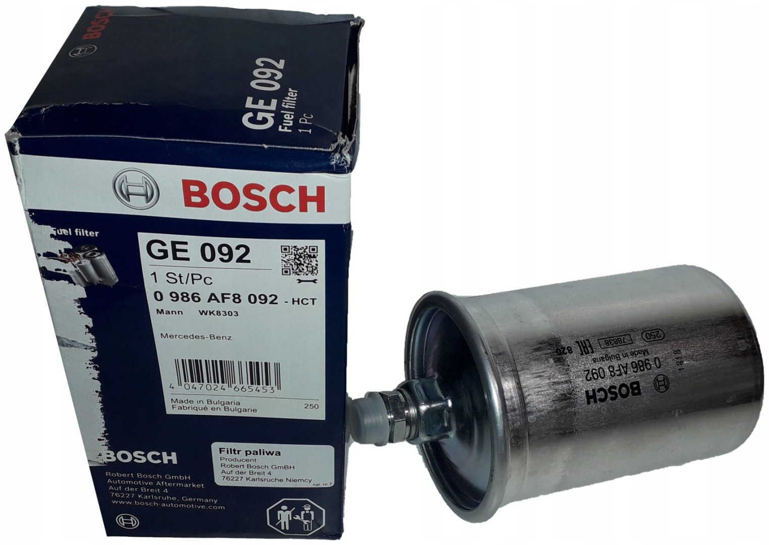 Bosch топливный фильтр 0 986 AF8 092 купить,NaN