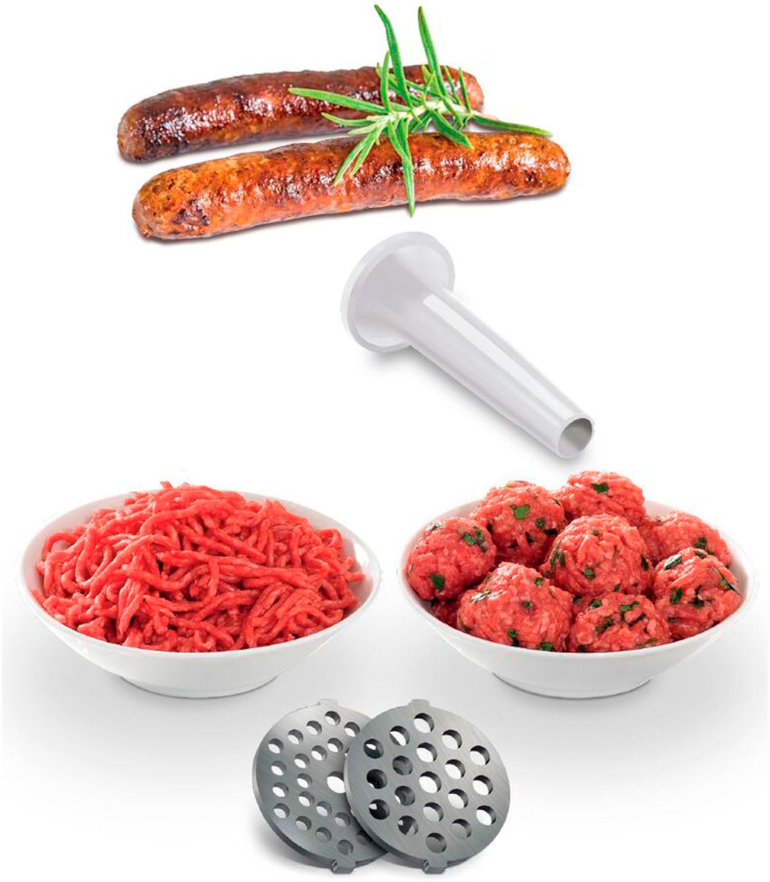 Мясорубка Moulinex ME111032 белый - ForteMarket Мясорубка Moulinex ME111032 белый купить,0