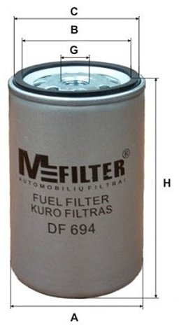 MFilter топливный фильтр DF694 - ForteMarket MFilter топливный фильтр DF694 купить,3121
