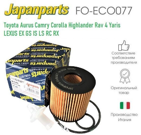 Japanparts масляный фильтр FOECO077 купить,NaN