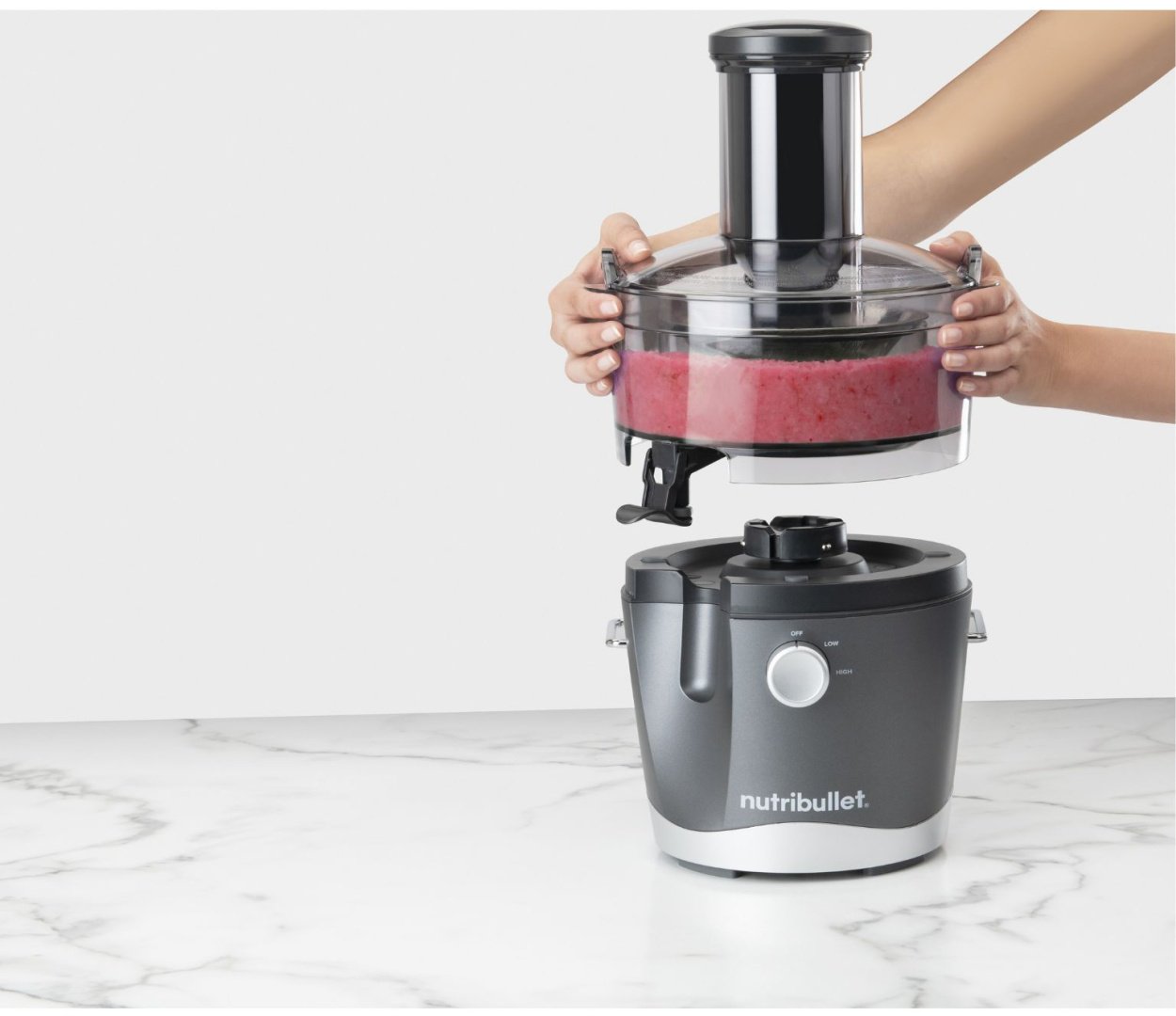 Соковыжималка NutriBullet NBJ100G серый - ForteMarket Соковыжималка NutriBullet NBJ100G серый купить,0