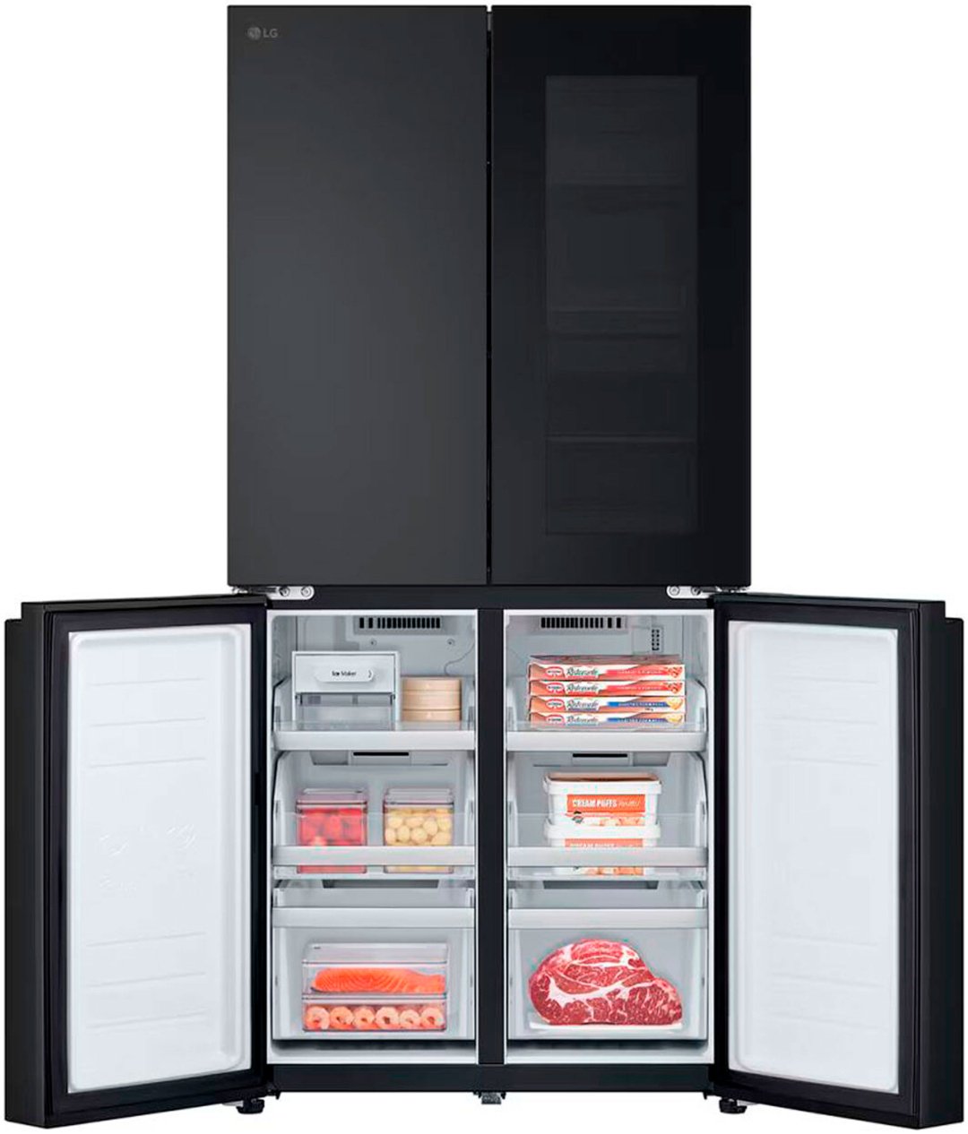 Холодильник LG GC-V22FFBMB черный купить,NaN