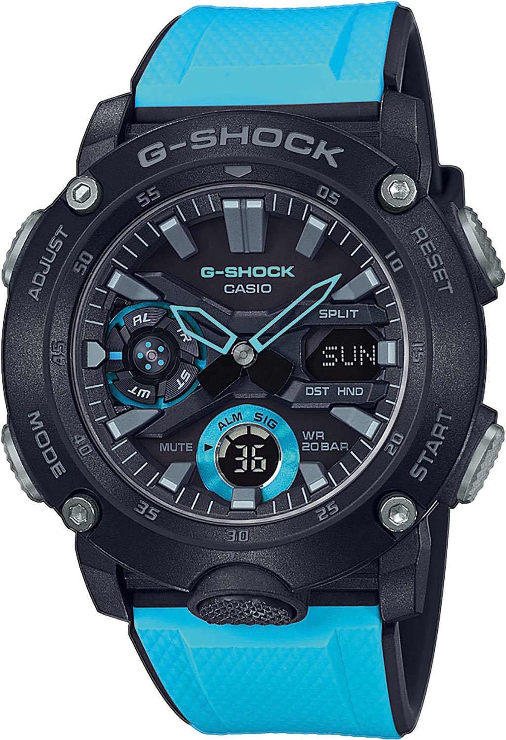 Часы Casio GA-2000-1A2ER купить,NaN