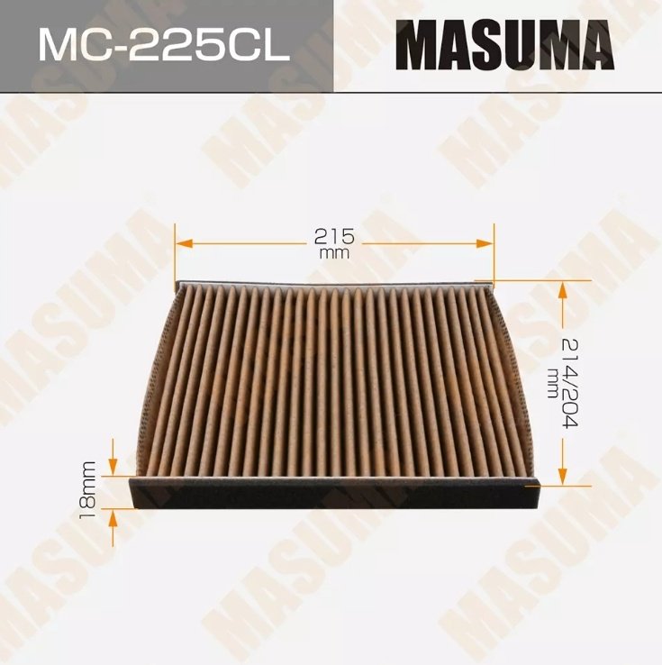 MASUMA салонный фильтр MC-225CL купить,3335