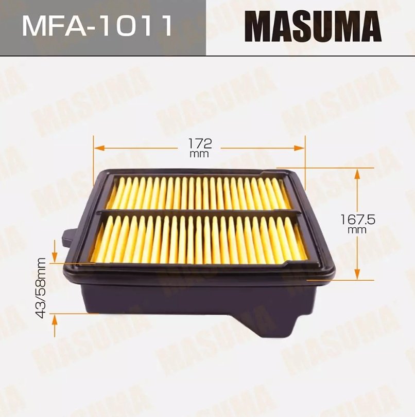 MASUMA воздушный фильтр MFA-1011 купить,NaN