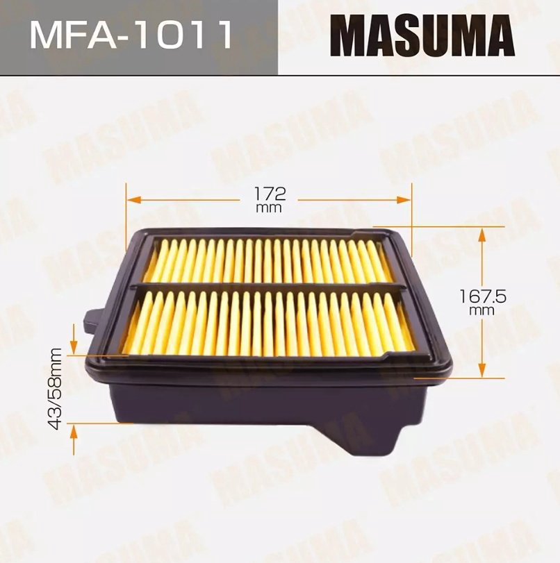 MASUMA воздушный фильтр MFA-1011 купить,NaN