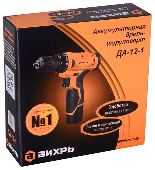 ВИХРЬ шуруповерт ДА-12-1 купить,NaN