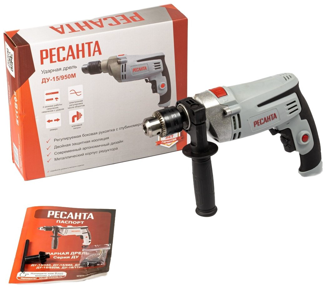 Ресанта дрель ДУ-15-950М купить,NaN