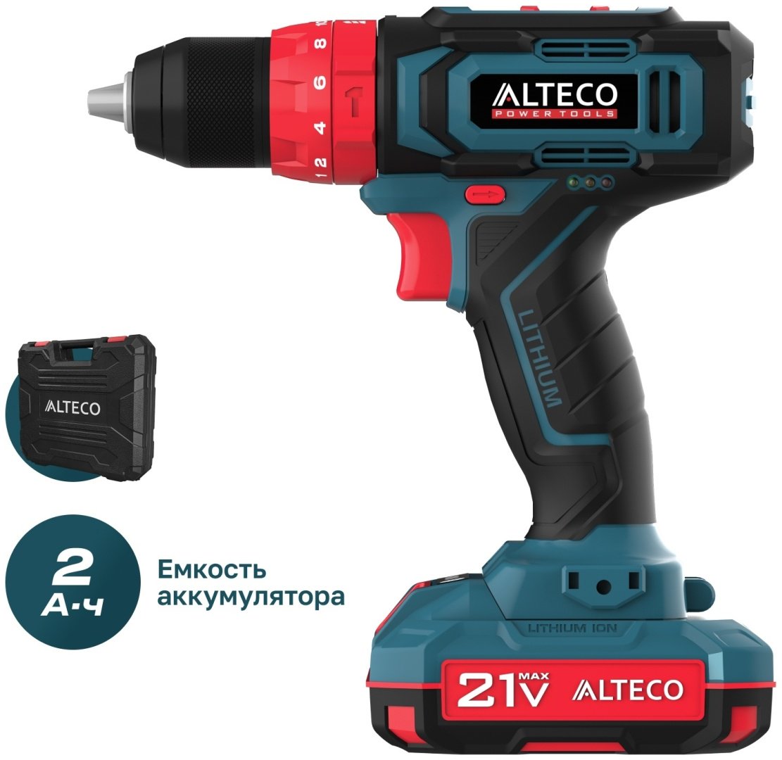 ALTECO ударная дрель-шуруповерт CID 21-35 21 В купить,0