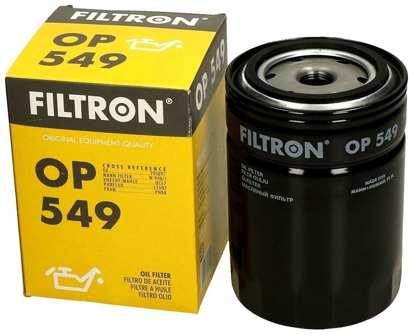 FILTRON масляный фильтр OP549