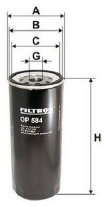 FILTRON масляный фильтр OP584 купить,9784