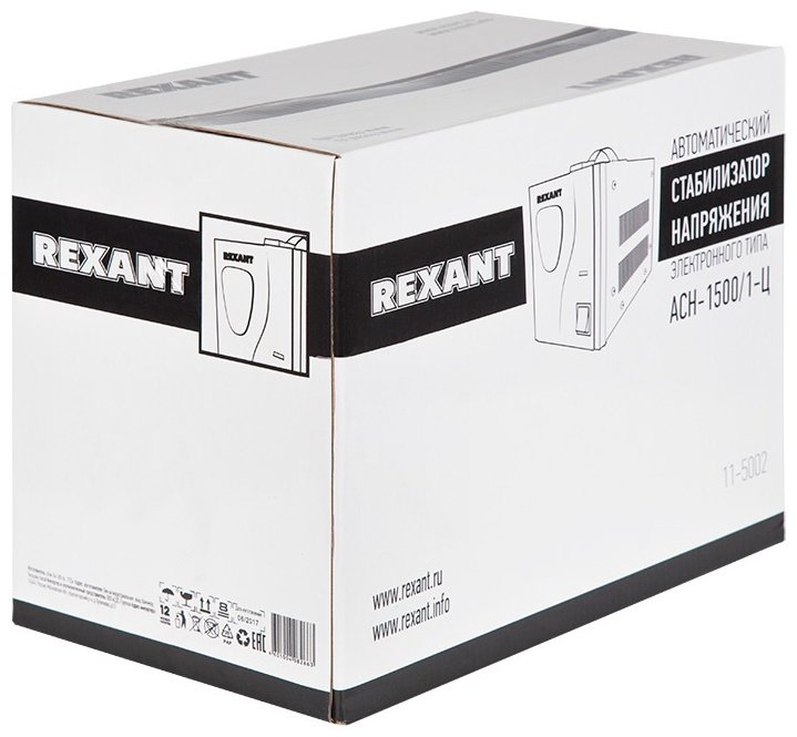 Стабилизатор напряжения REXANT АСН -1500/1-Ц - ForteMarket Стабилизатор напряжения REXANT АСН -1500/1-Ц купить,0