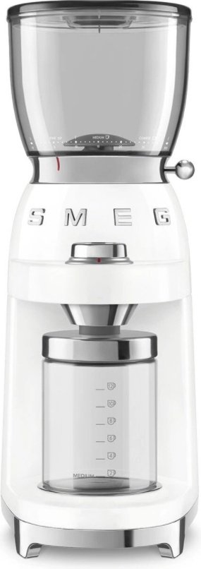 Кофемолка Smeg CGF01WHEU белый