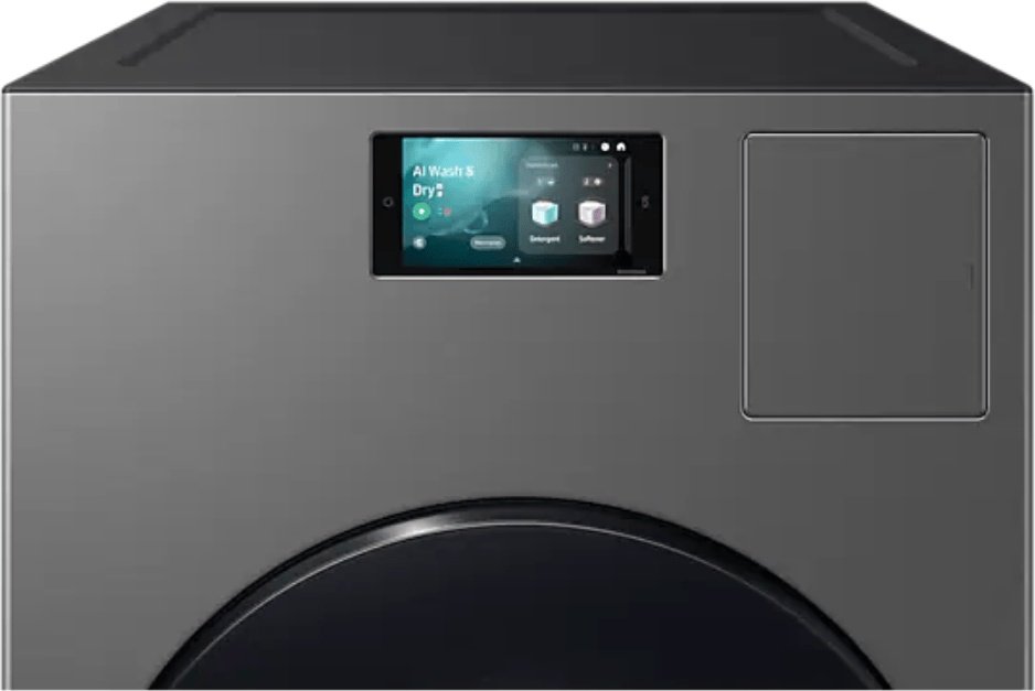 Стиральная машина Samsung Bespoke AI Combo WD18DB8995BZLD стальной купить,0