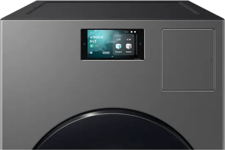 Стиральная машина Samsung Bespoke AI Combo WD18DB8995BZLD стальной купить,NaN