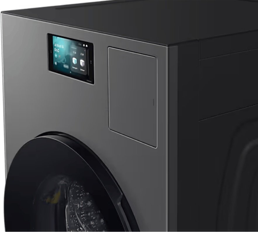 Стиральная машина Samsung Bespoke AI Combo WD18DB8995BZLD стальной купить,0