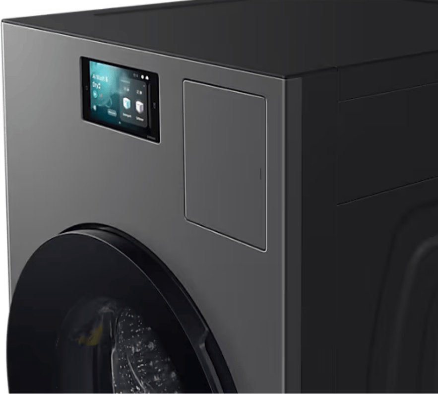 Стиральная машина Samsung Bespoke AI Combo WD18DB8995BZLD стальной купить,NaN