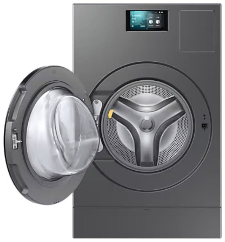 Стиральная машина Samsung Bespoke AI Combo WD18DB8995BZLD стальной купить,NaN