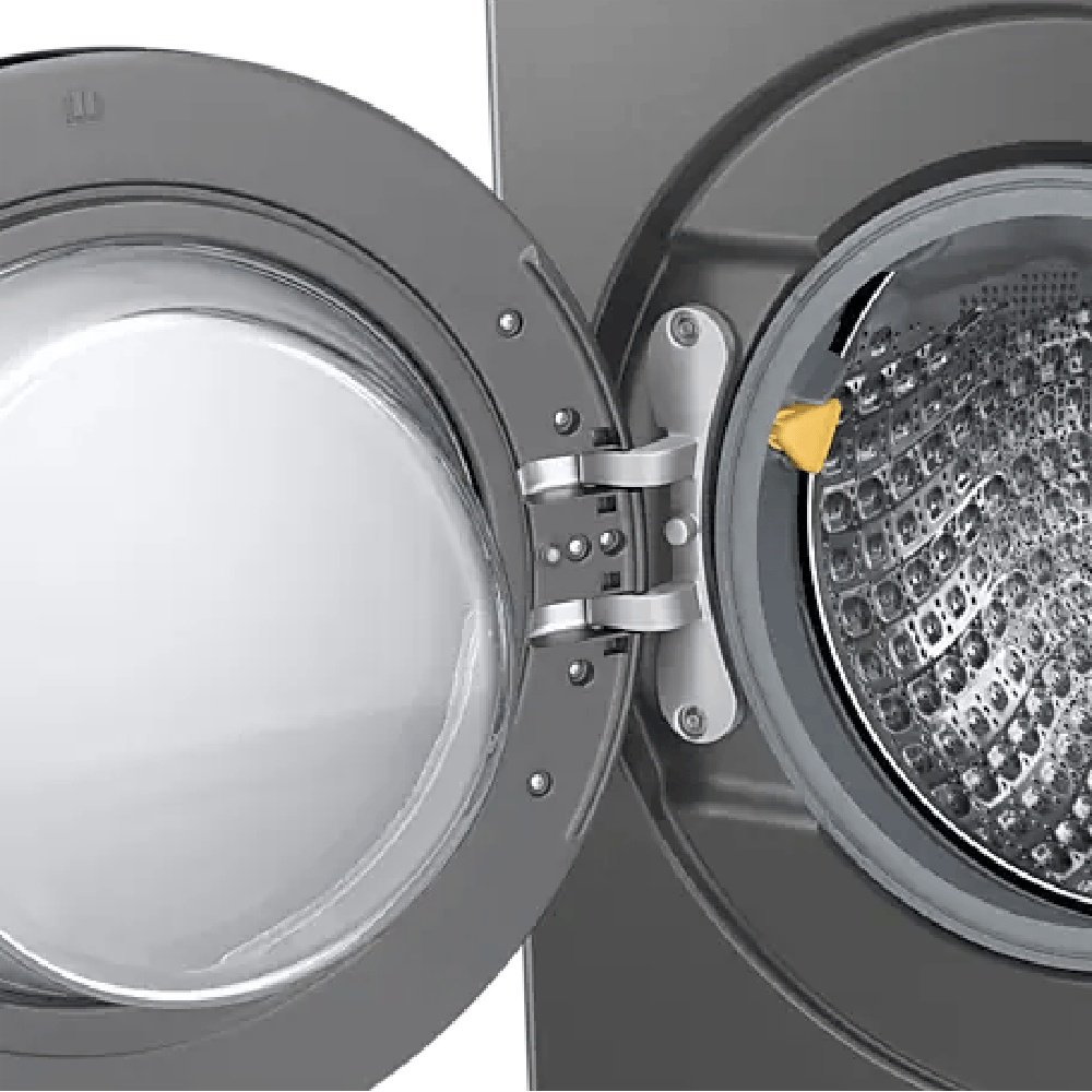 Стиральная машина Samsung Bespoke AI Combo WD18DB8995BZLD стальной купить,0